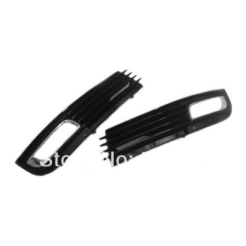 Front Side Fog Light Grille Set For Audi A8 D3 Facelifted 2007-2010