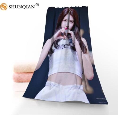 Customize All Your Favorite EVERGLOW Sihyeon 35x75cm Daily Exercise Fitness Fast Dry Face Microfiber Towel