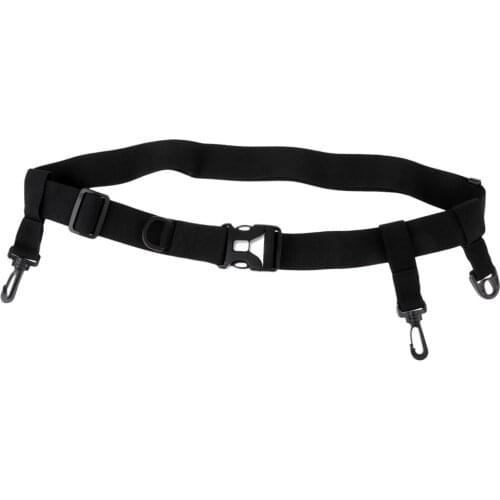 Durable Black Nylon Adjustable Fishing Wader / Wading Belt Strap for Surfing Casting Kayak Fishing Accessories