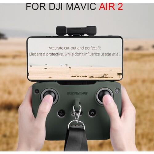 For Mavic Air 2 Dust-proof Silicone Protective Cover With Strap Scratch-proof for DJI Mavic Air 2 Remote Controller Accessories