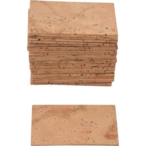 Yibuy 30 Pcs Sax Neck Joint Cork Sheet Replacement for Sax & Flute & Clarinet