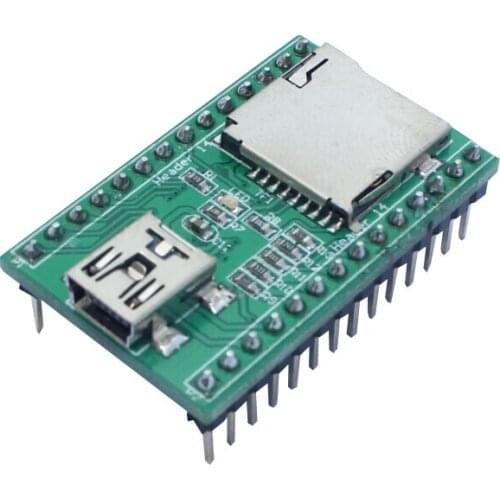 5pcs/lot JQ6500-28P Voice Module MP3 Module One To One 5 Road Independent Control Serial Control
