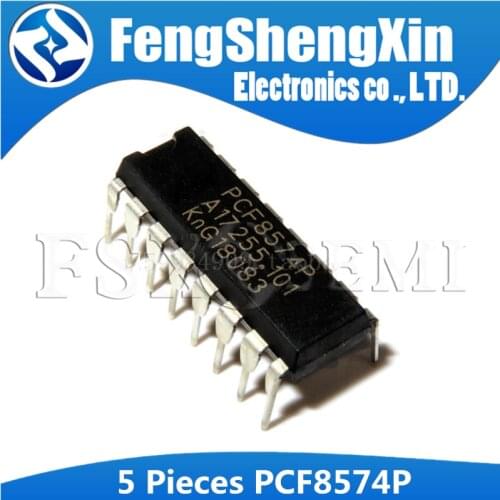 5pcs/lot PCF8574P PCF8574 DIP-16 IC PCF8574AP