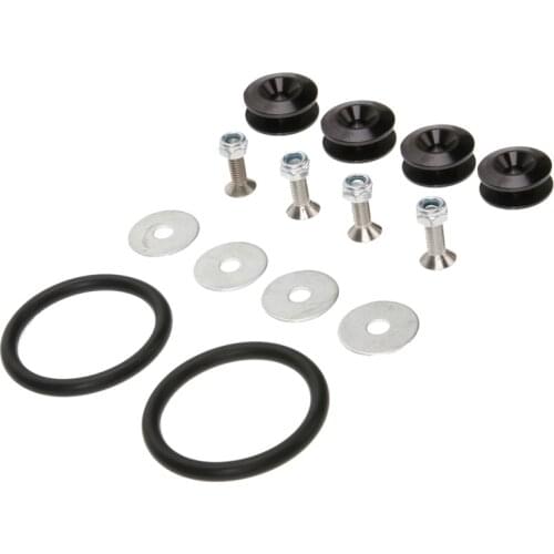 Auto Car Quick Release Fasteners with Gasket Nut for Front Rear Bumpers Surrounds Reinforcement Rubber Ring for JDM accessories