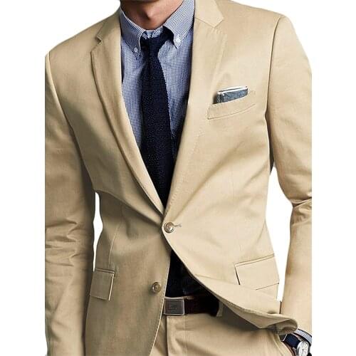 Beige Beach Wedding Suits Tailor Made Suits Custom Made Suit Men Tuxedo Wedding Suits For Men Costume Sur Mesure Homme Mariage