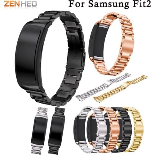 Stainless Steel Bracelet Watch Band Strap For Samsung Gear Fit 2 SM-R360 Smartwatch Replacement Wristband for Samsung Gear fit2