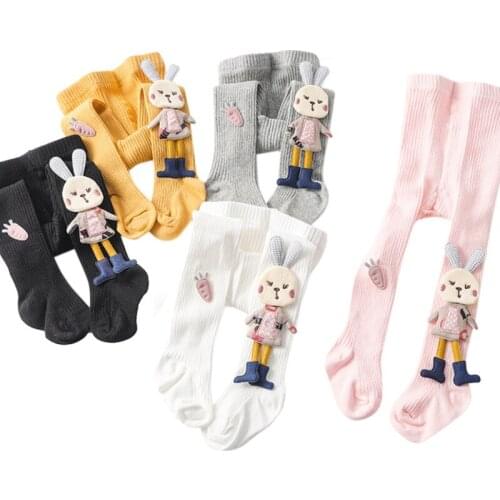 Kids Baby Girls Cute Cartoon Rabbit Carrot Pantyhose Stylish Tights Pantyhose for Children Girls