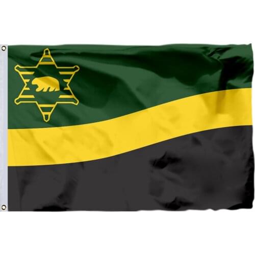 US Los Angeles County Sheriffs Department Flag 150X90cm (3x5FT) 120g 100D Polyester High Quality Banner Free Shipping