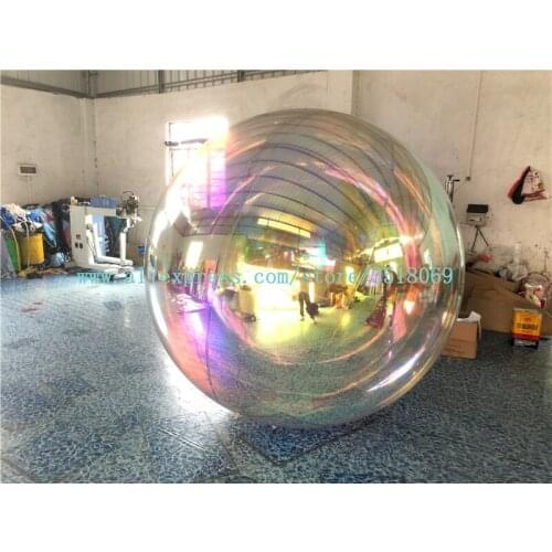 Hot Sale Hanging Custom Giant Gold Inflatable Disco Ball Decorative Inflatable Mirror Ball