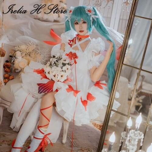 {pre-sale}2020 miku fingure miku Cosplay Costume 2020 Summer Miku Swimsuit Swimwear Cosplay Costume