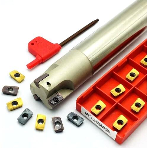 BAP300R end milling tool holder C20-20-150 2T C25-150 3T right angle 90 degree anti-vibration tool holder for APMT1135 insert