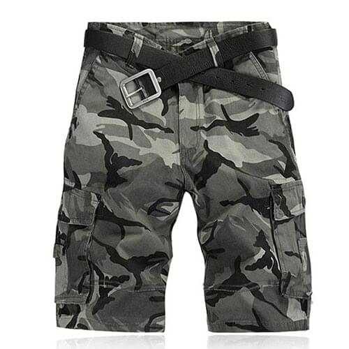 Hot 2019 Summer Outdoor Sport Camoflage Cargo tactical trekking camping soldier climbing military Camo Hiking Shorts