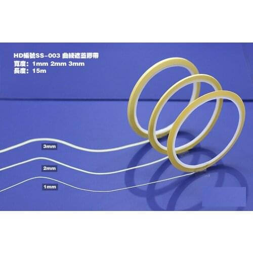 Model spraying Dedicated Turn bending line Marking tape Cover tape Very Fine