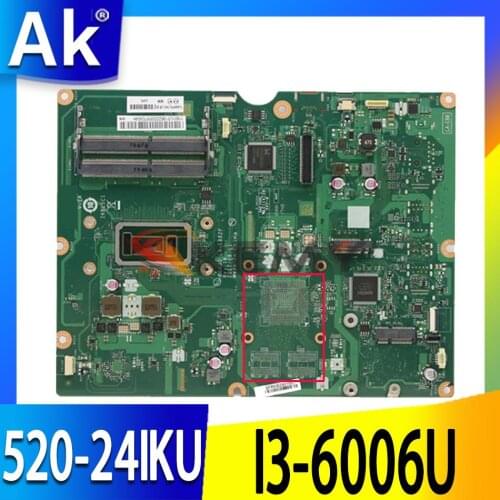 For Lenovo AIO 520-24IKU i3 UMA Computer Integrated Main Board I3-6006U cpu number LA-E882P