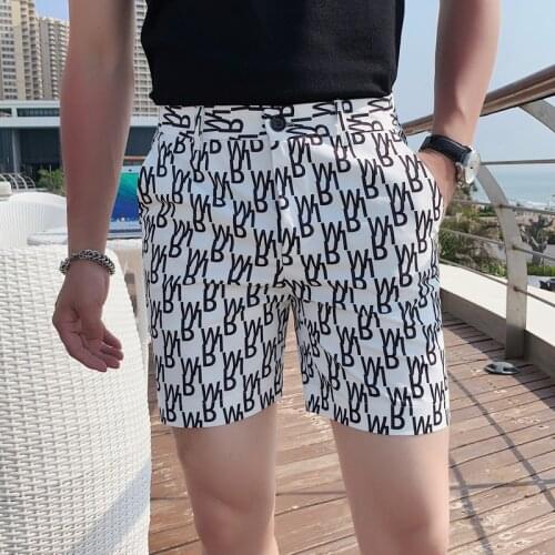 2021 New Fashion Mens Printing Shorts Summer Casual Loose Plus Size Short Pant For Men Striped Shorts Harajuku Streetwear S-3XL