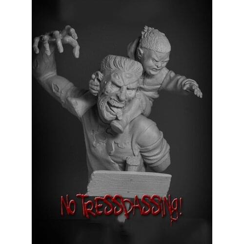 1/10 Scale Bust Unpainted Resin Bust Building Kit