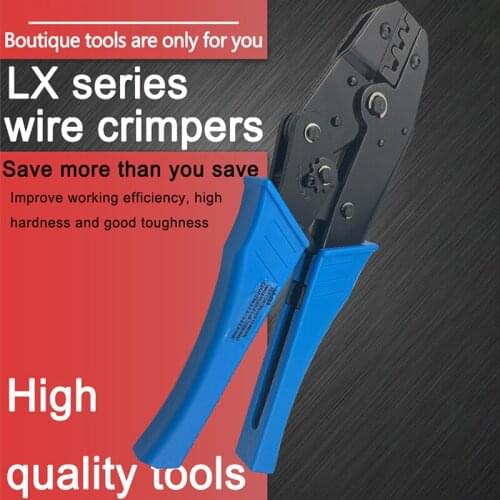 LX Series Crimping Pliers Multitool Straight Terminal Crimper Pliers Connector Hand Tools Alicate Decapador
