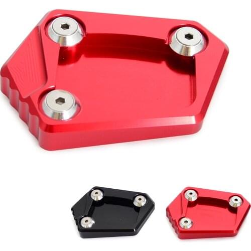 CNC Kickstand Side Stand Pad For Honda CBR600RR CBR650F CBR600F CBR500R/F/X CBR250R/F CBR300R NC700S/X CB400 NM-4