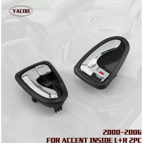 1PAIR INTERIOR DOOR HANDLE FOR HYUNDAI ACCENT / VERNA 2000-2006 2000 2001 2002 2003 2004 2005 2006