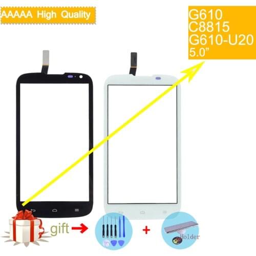 For Huawei Ascend G610 C8815 G610-U20 Touch Screen Touch Panel Sensor Digitizer Front Outer Glass Lens Touchscreen No LCD
