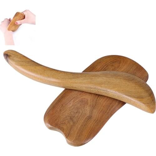Sandalwood GuaSha Board Massage Scraper Guasha Plates Slimming Guasha Body Care Massage Tool For Body