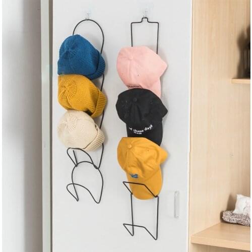 Hook Rack, Coat Rack, Wrought Iron Door Hook, Punch-Ffree Coat Rack, Wall Mount Bracket, Scarf, Seamless Hat Storage Chain Hook