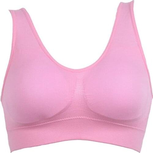 Wireless Seamless Bra Push Up Women Crop Top Fitness Workout Brasier Mujer Plus Size Underwear Black White Pink Bras for Women