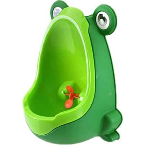 1 x Fun Pot Children Frog-shaped urinal (green)