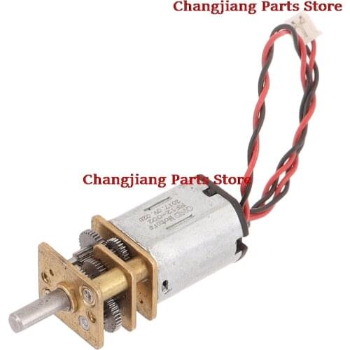 1Pcs Dc 3V-12V 60Rpm Slow Speed Micro Mini N20 Volledig Metalen Versnellingsbak Gear Reducer motor