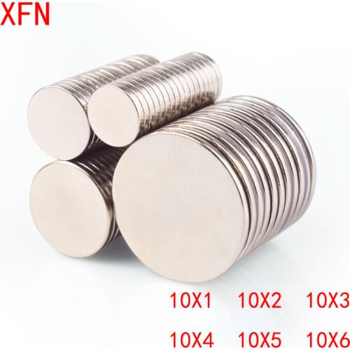 5 10 20 50PCS 10x1 10x2 10x3mm Round Magnet Powerful Magnet Rare Earth Neodymium Strong Magnets