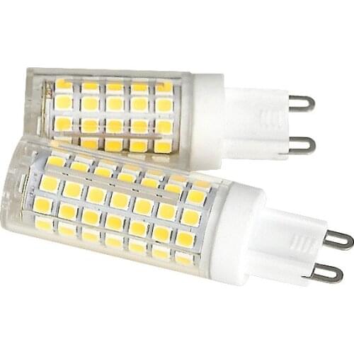 10pcs Super Bright G9 led 220V 2835 SMD 7W/9W/12W/15W/18W Replace Halogen Lamp Warm Cool White LED Corn Bulb Light&LED Spot Lamp