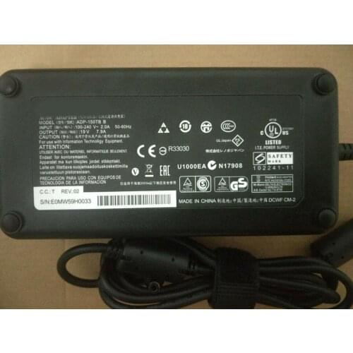 19V 7.9A AC/DC Adapter for Razer Blade Z09-0116 RZ09-01161*30