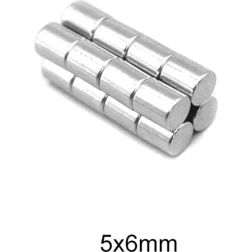 20~500PCS 5x6 Disc Neodymium Magnet Strong 5mm x 6mm Powerful Strong Magnets 5x6mm Small Round Permanent Magnet 5*6 mm