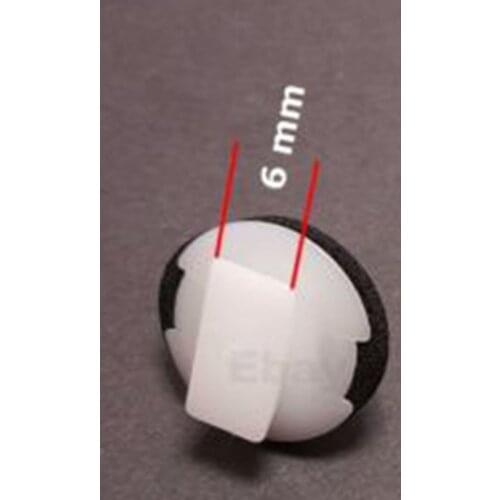 Arch Surround Rivets Trim Clips For Nissan Juke & X-Trail(T31) Black+White 20pcs Plastic Panel Clip Fasteners car accessories