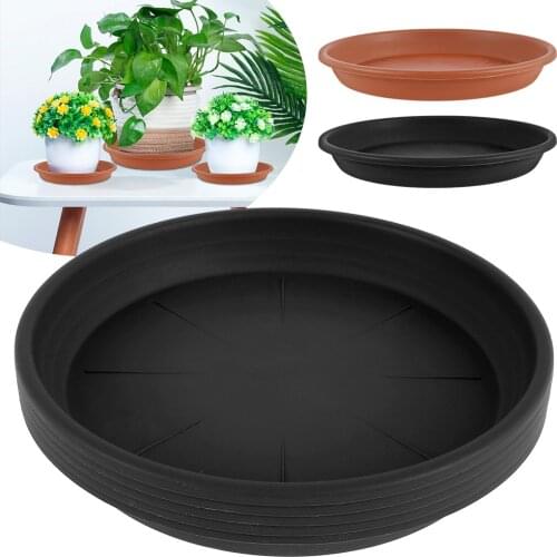 5Pcs Durable Plastic Plant Saucer 6/7/8/10 inch Round Drip Plant Trays Flower Pot Indoor Outdoor Home Garden Supplies