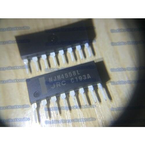 50PCS/LOT NJM4558L NJM4558 JRC4558L SIP8 IC DUAL OPERATIONAL AMPLIFIER