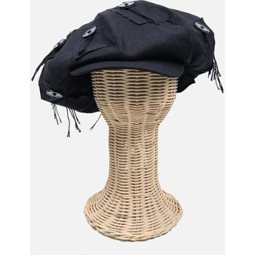 2021 Cool cap Beret Hat Women Felt Beret Girls Beret Hat Lady Slouchy Winter Hats Female hip hop cap Vintage Artist Painter Hat