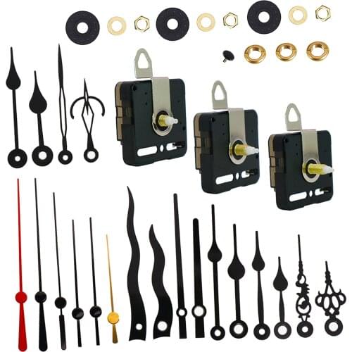 High Torque Long Shaft Clock Movement, Non-Ticking Silent Quartz Clock Movement - Long & Short Shaft Clock Mechanism