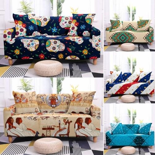 Elastic Sofa Cover For Modern Counch Covers For L Shape Corner Living Room All-inclusive Music Strech Sofa Covers 1/2/3/4-seater