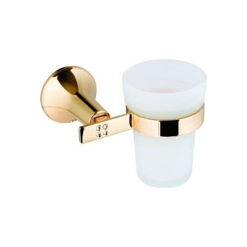 Decor Golden Cristal Tooth Brush Holder