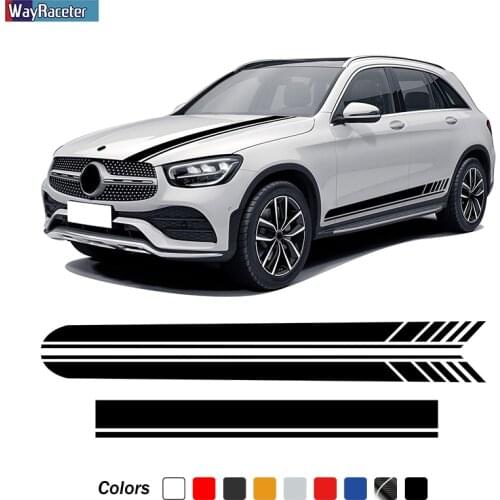 Edition 1 AMG Car Hood Decal Side Stripes Skirt Sticker For Mercedes Benz GLC Class X253 C253 Coupe GLC43 GLC63 GLC250 GLC300