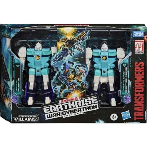 Hasbro Transformers Toys Generations War for Cybertron Earthrise Double Pack WFC Anime Figures Decepticon Clones Action Figure