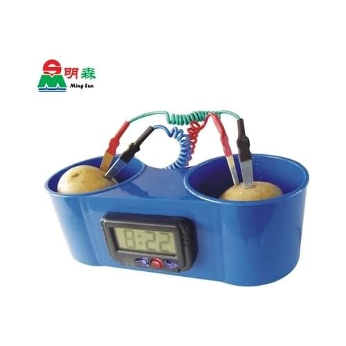 Electronic clock for potato and fruit Power generation experiment transformation of energy Scientific inquiry teaching apparatus