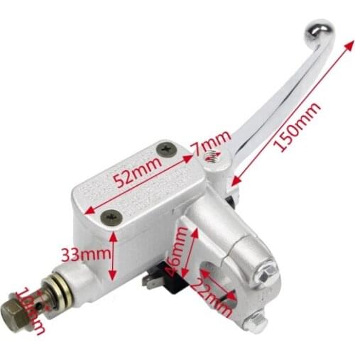 50LC 1 Pair Motorcycle Hydraulic Brake Master Cylinder Clutch Lever Right Left Hand