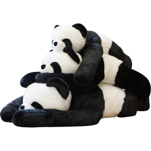 Quality soft panda plush toy shoulder panda doll cute black white hug bear toys for children adults gift deco 28inch 70cm