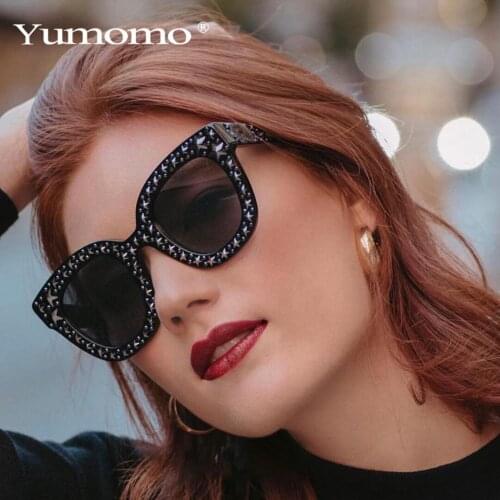Round Oversized Star Sunglasses Women New Fashion Sun Glasses Star Decoration Frame Eyewear Shades UV400 Oval Twinkle Oculos