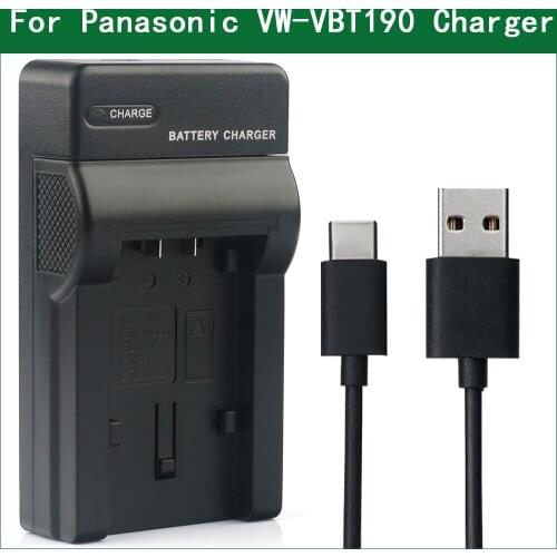 LANFULANG VW-VBT190, VW VBT190 VW-VBT380, Battery Charger for Panasonic HC-VX980 HC-W580 HC-V180 HC-V785 HC-VX985 HC-W585
