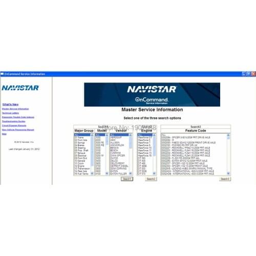 International Truck ISIS - Navistar OnCommand Service Information 7-2014