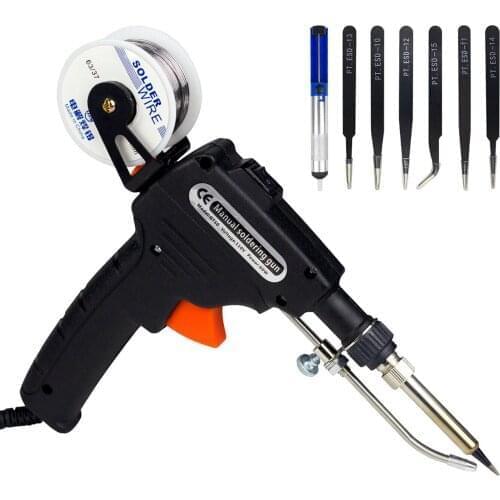 60W Automatic Soldering Iron Kit Use Electronic Hand Operation Soldering Machine Tool for Welding Circuit Board Appliance Repair