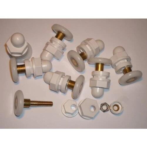 Set of 8 Shower door rollers